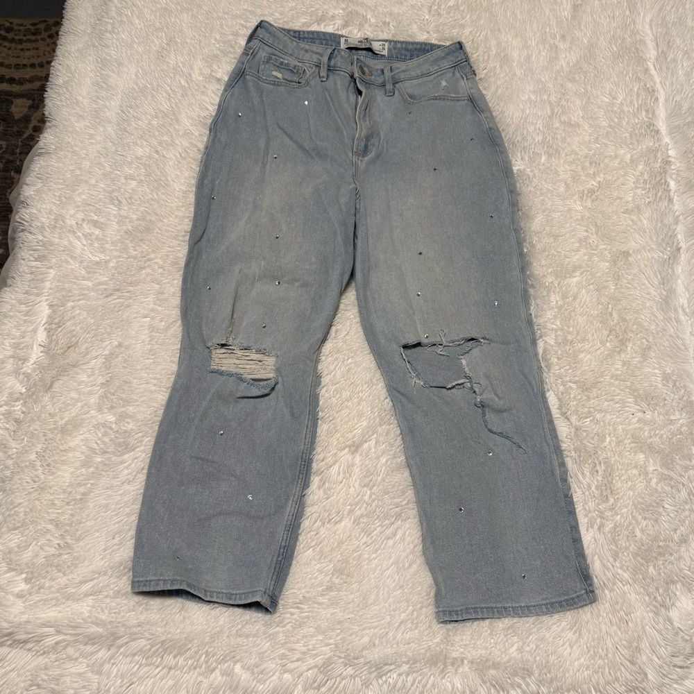 Hollister Curvy Ultra-High Rise Vintage Straight Jean